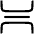 Spacing Vertical Icon from Plump Line Set