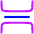 Spacing Vertical Icon from Plump Neon Set