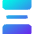 Spacing Vertical Icon from Core Gradient Set