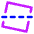 Straighten Image Crop Icon from Core Neon Set