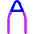 Stylus Tip Vertical Icon from Core Neon Set