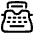 Typewriter icon - Free transparent PNG, SVG. No sign up needed.