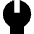Wrench Head Vertical Icon from Sharp Solid Set