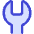 Wrench Head Vertical Icon from Core Duo Set