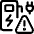 Ev Charger Station Issue Exclamationmark Icon from Ultimate Regular Set