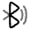 Bluetooth Wave Icon from Solar Line Duotone Set