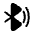 Bluetooth Wave Icon from Solar Bold Set