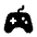 Gamepad Minimalistic Icon from Solar Bold Set