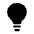 Lightbulb Minimalistic Icon from Solar Bold Set