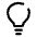 Lightbulb Minimalistic Icon from Solar Broken Set