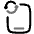 Smartphone Update Icon from Solar Line Duotone Set