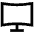Curved Tv Icon from Atlas Line Set