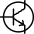 Electronics NPN Bipolar Transistor Icon from Ultimate Light Set