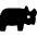 Rhino Body Icon from Ultimate Bold Set | Free Download as SVG Vector and Transparent PNG | Streamline icons