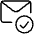 Email Action Check Icon from Ultimate Light Set
