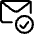 Email Action Check Icon from Ultimate Regular Set