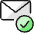 Email Action Check Icon from Ultimate Colors Set