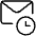 Email Action Clock Icon from Ultimate Light Set