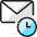 Email Action Clock Icon from Ultimate Colors Set