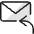 Email Action Reply 2 icon - Free transparent PNG, SVG. No sign up needed.
