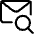Email Action Search Icon from Ultimate Regular Set