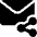Email Action Share Icon from Ultimate Bold Set