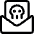 Email Action Skull Icon from Ultimate Regular Set