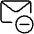 Email Action Subtract Icon from Ultimate Light Set
