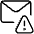 Email Action Warning Icon from Ultimate Light Set