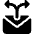 Envelope Mail Arrow Split Branch Icon from Ultimate Bold Set