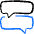 Conversation Chat Icon from Freehand Duotone - Free Set