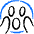 Smiley Petrified Icon from Freehand Duotone - Free Set