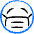 Smiley Sick Contageous Icon from Freehand Duotone - Free Set