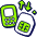 Mobile Phone Sim Icon from Stickies Duo Set
