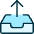 Drawer Upload Icon from Ultimate Duotone - Free Set