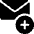 Email Action Add Icon from Ultimate Bold - Free Set