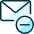 Email Action Subtract Icon from Ultimate Duotone - Free Set