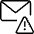 Email Action Warning Icon from Ultimate Light - Free Set