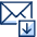 Email Download Icon from Cyber Duotone Set