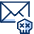 Email Skull Icon from Cyber Duotone Set