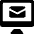 Read Email Monitor Icon from Ultimate Bold - Free Set