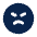 Angry Fill Icon from Mingcute Fill Set | Free Download as SVG Vector and Transparent PNG | Streamline icons