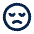 Download free Unhappy Line PNG, SVG vector icon from Mingcute Line set.
