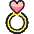 Engagement Ring Icon from Ultimate Colors Set