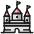 Amusement Park Castle Icon from Ultimate Colors - Free Set