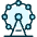 Amusement Park Ferris Wheel Icon from Ultimate Duotone - Free Set