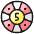 Casino Chip 5 Icon from Ultimate Colors - Free Set