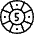 Casino Chip 5 Icon from Ultimate Light - Free Set