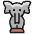 Circus Elephant Icon from Ultimate Colors - Free Set