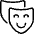 Show Theater Masks Icon from Ultimate Light - Free Set